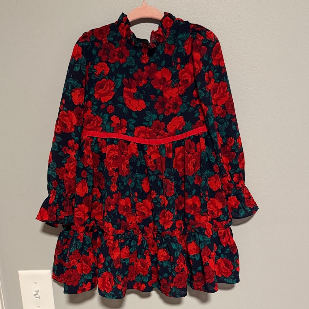 Janie and Jack Red Floral Dress